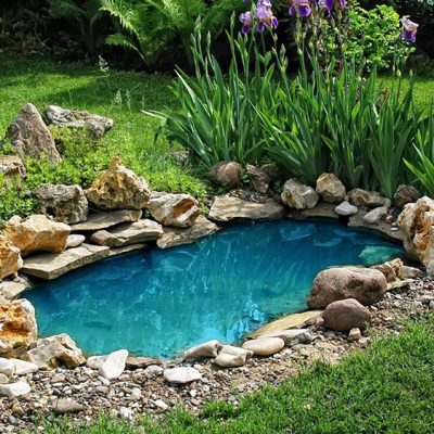 aprenda como fazer lago artificial com lona