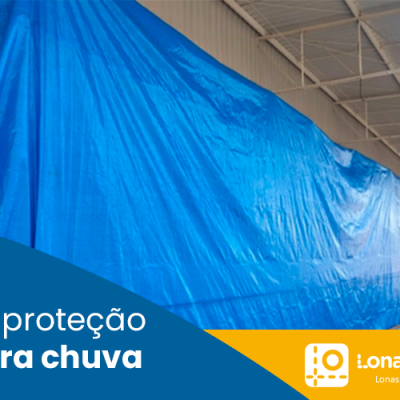 lona proteção contra chuva